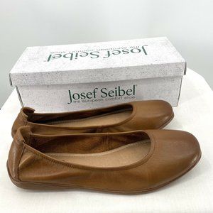 Josef Seibel Fenja Ballet Flats Camel Women’s Sz EU 41 US 10 10.5